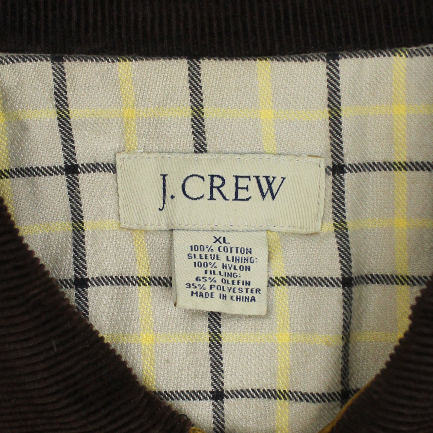 J. Crew Cotton Canvas Flannel Lined Barn Coat