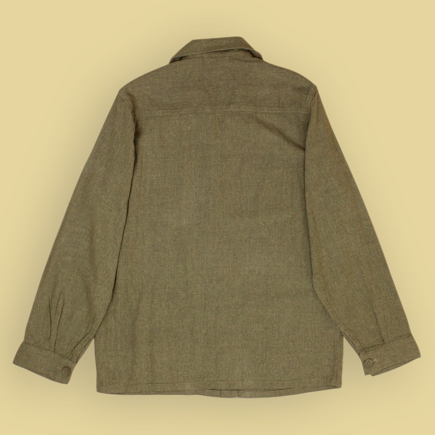 Folk Cotton Linen Monocle Overshirt Chore Jacket