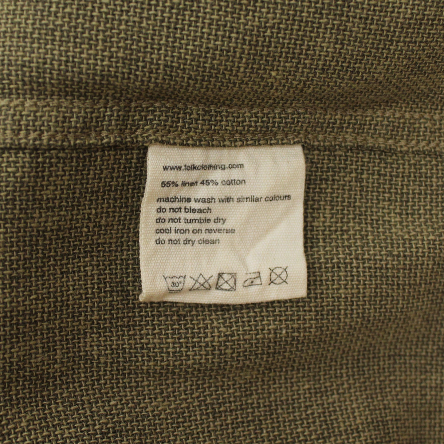 Folk Cotton Linen Monocle Overshirt Chore Jacket