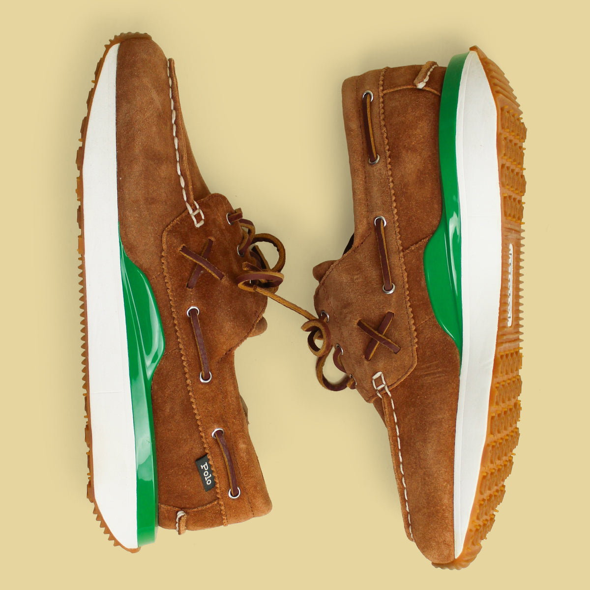 Polo Ralph Lauren Suede Boat Shoe Sneakers 10