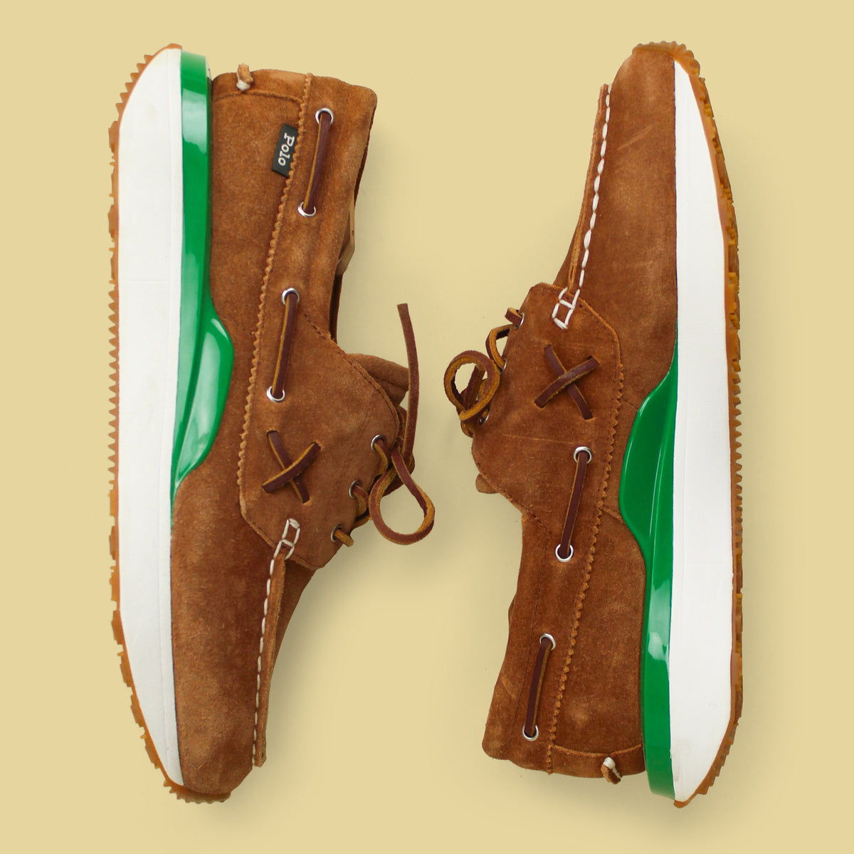Polo Ralph Lauren Suede Boat Shoe Sneakers 10