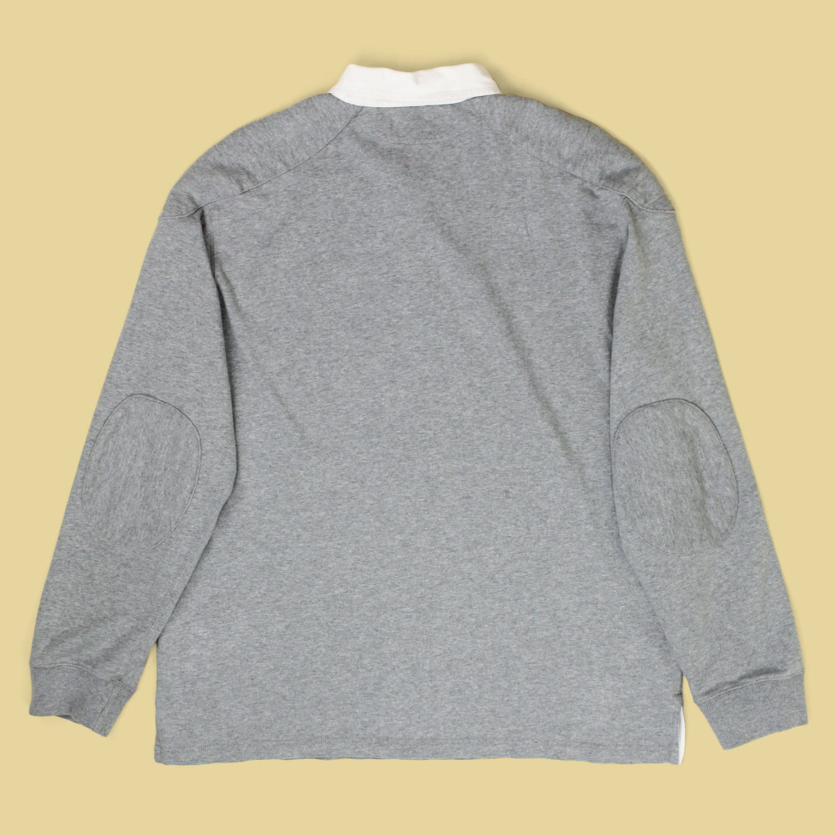 Polo Ralph Lauren Heather Gray Padded Rugby Shirt