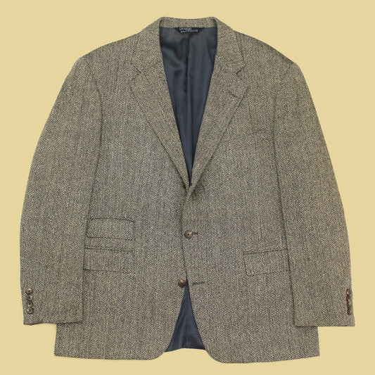 Vintage Polo Ralph Lauren Silk Herringbone Tweed Sport Coat