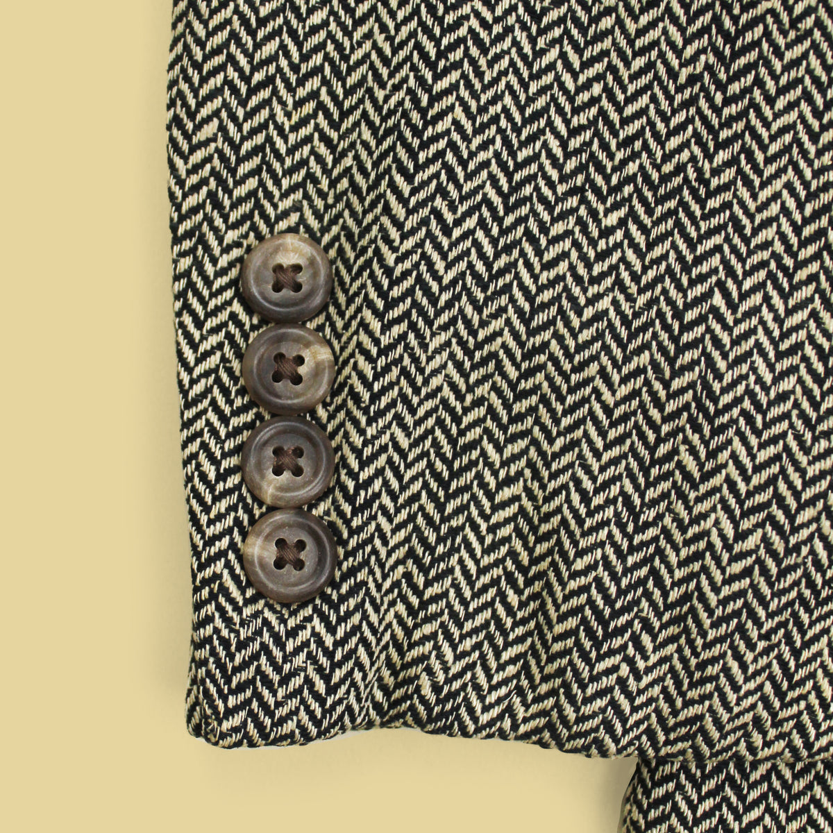 Vintage Polo Ralph Lauren Silk Herringbone Tweed Sport Coat
