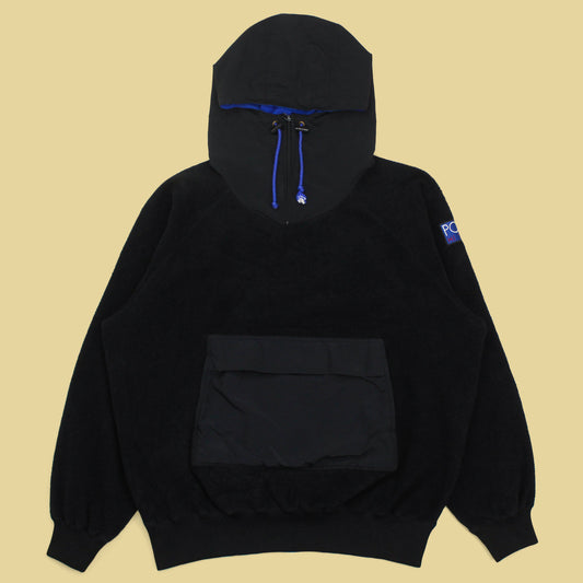 Vintage Polo Ralph Lauren Hi Tech Fleece Quarter-Zip Hooded Anorak Jacket