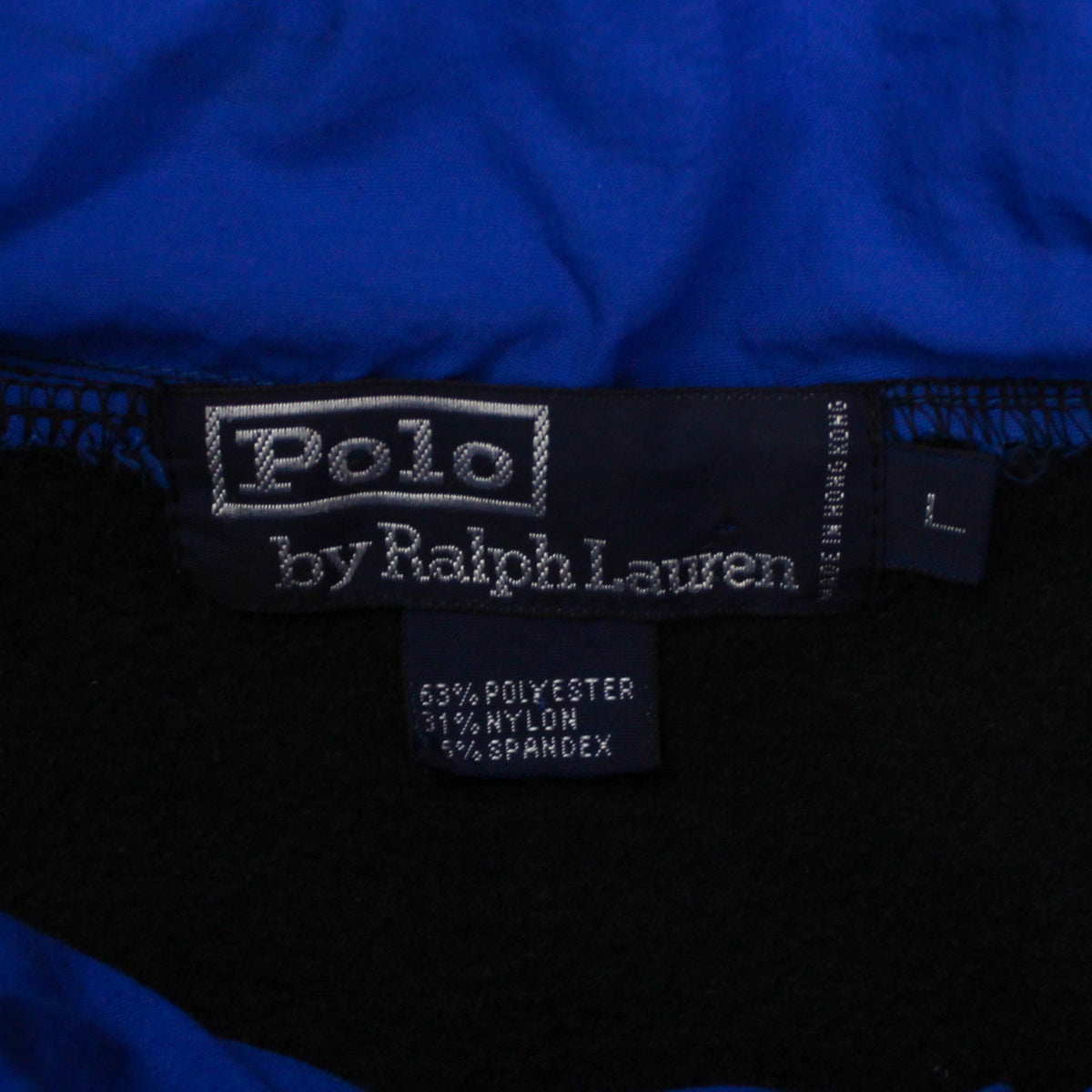 Vintage Polo Ralph Lauren Hi Tech Fleece Quarter-Zip Hooded Anorak Jacket