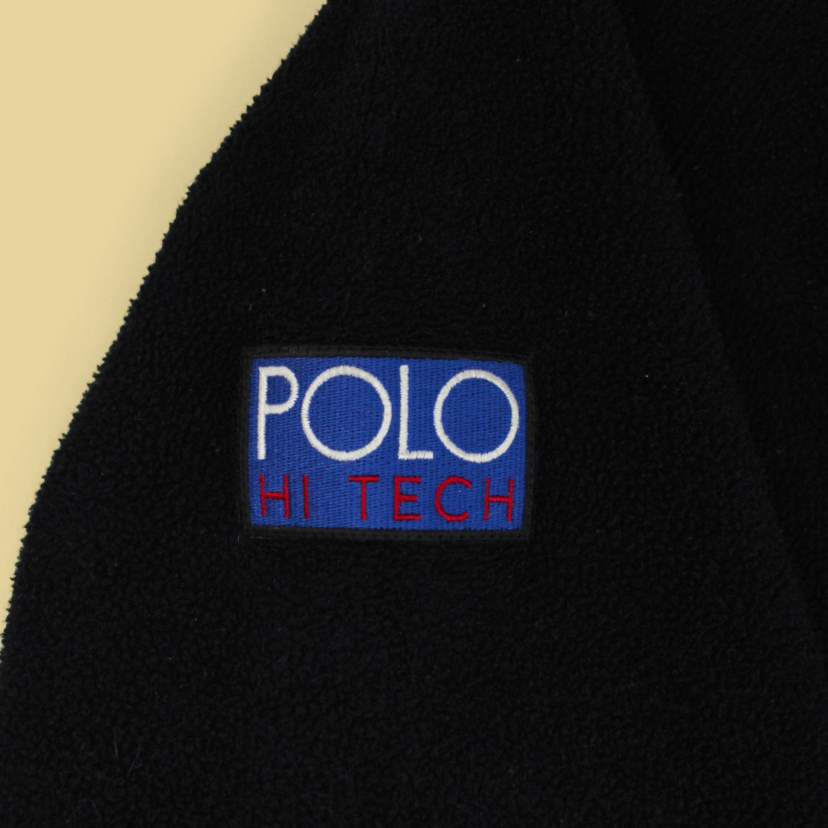 Vintage Polo Ralph Lauren Hi Tech Fleece Quarter-Zip Hooded Anorak Jacket