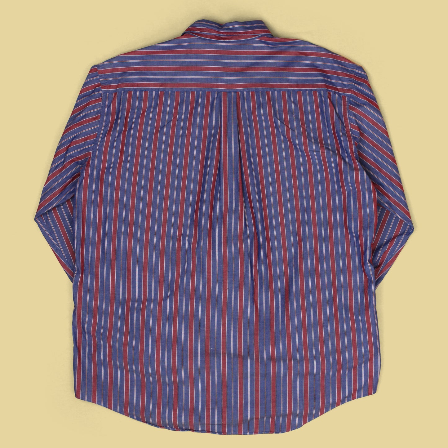 Vintage L.L. Bean Striped Chambray Button Down Shirt