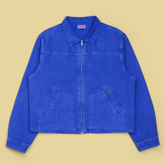 Dubbleware Garment-Dyed Canvas Crop Conductor Jacket