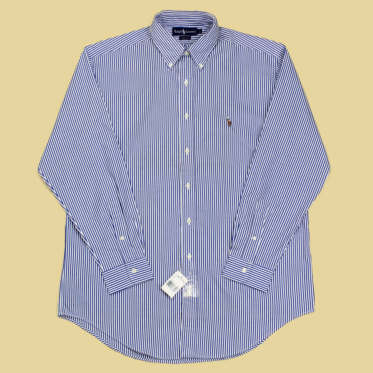 Vintage Polo Ralph Lauren Striped Cotton Button-Down Yarmouth Shirt