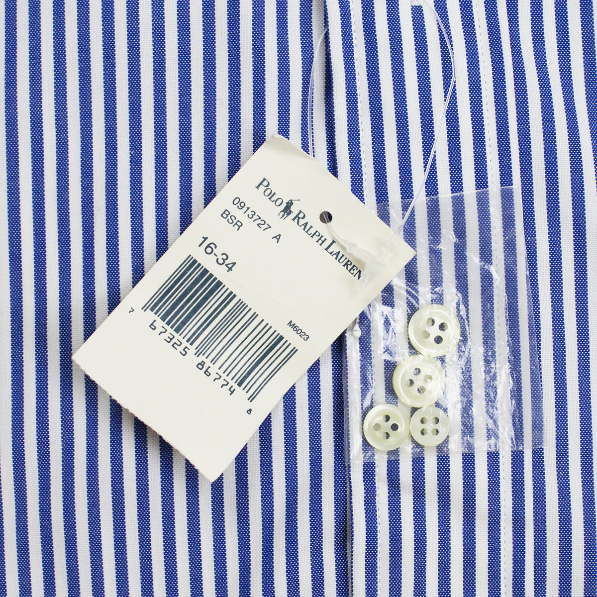 Vintage Polo Ralph Lauren Striped Cotton Button-Down Yarmouth Shirt