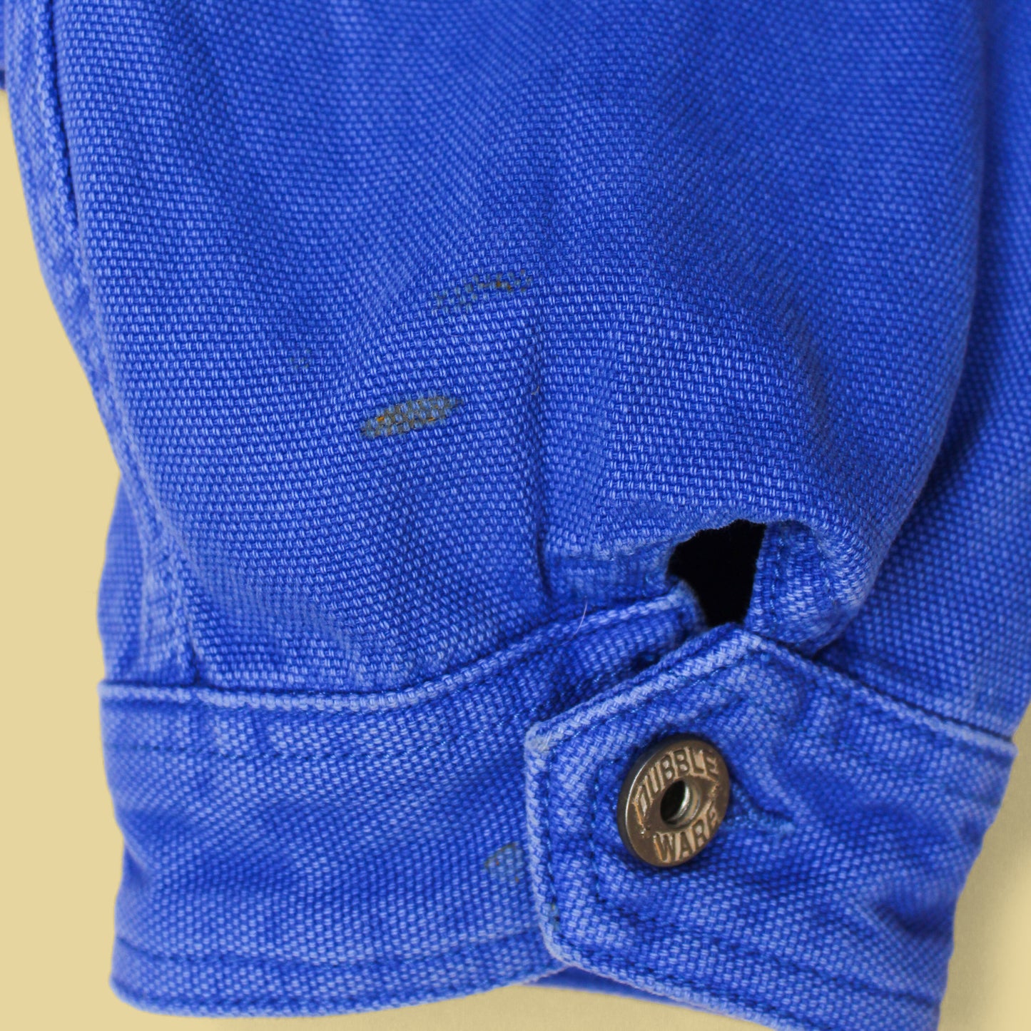 Dubbleware Garment-Dyed Canvas Crop Conductor Jacket