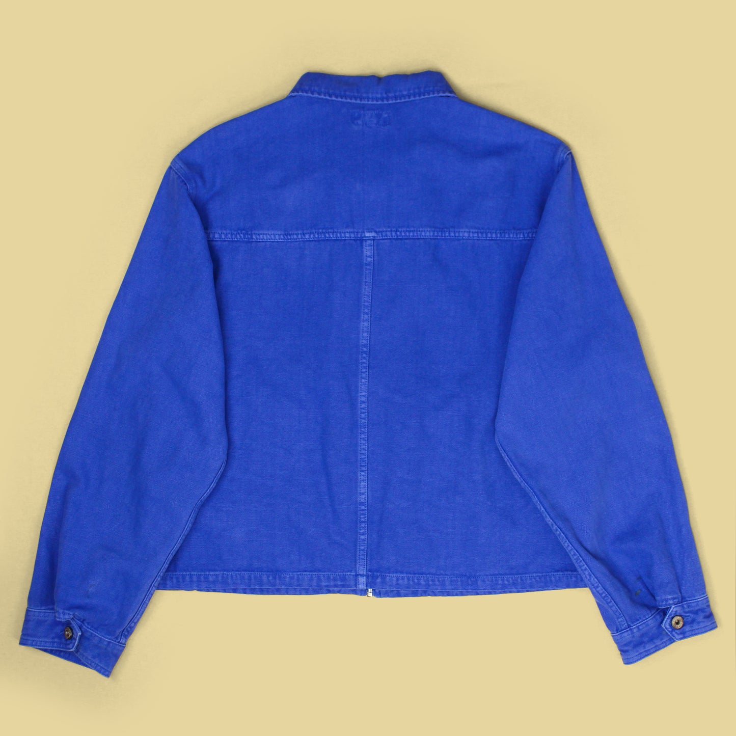 Dubbleware Garment-Dyed Canvas Crop Conductor Jacket