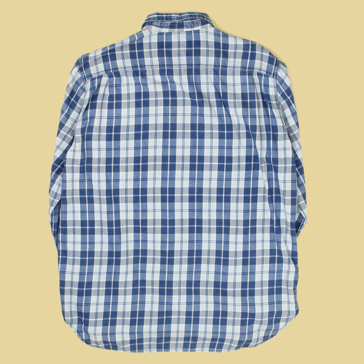 Denim & Supply Ralph Lauren Indigo Plaid Flannel Work Shirt