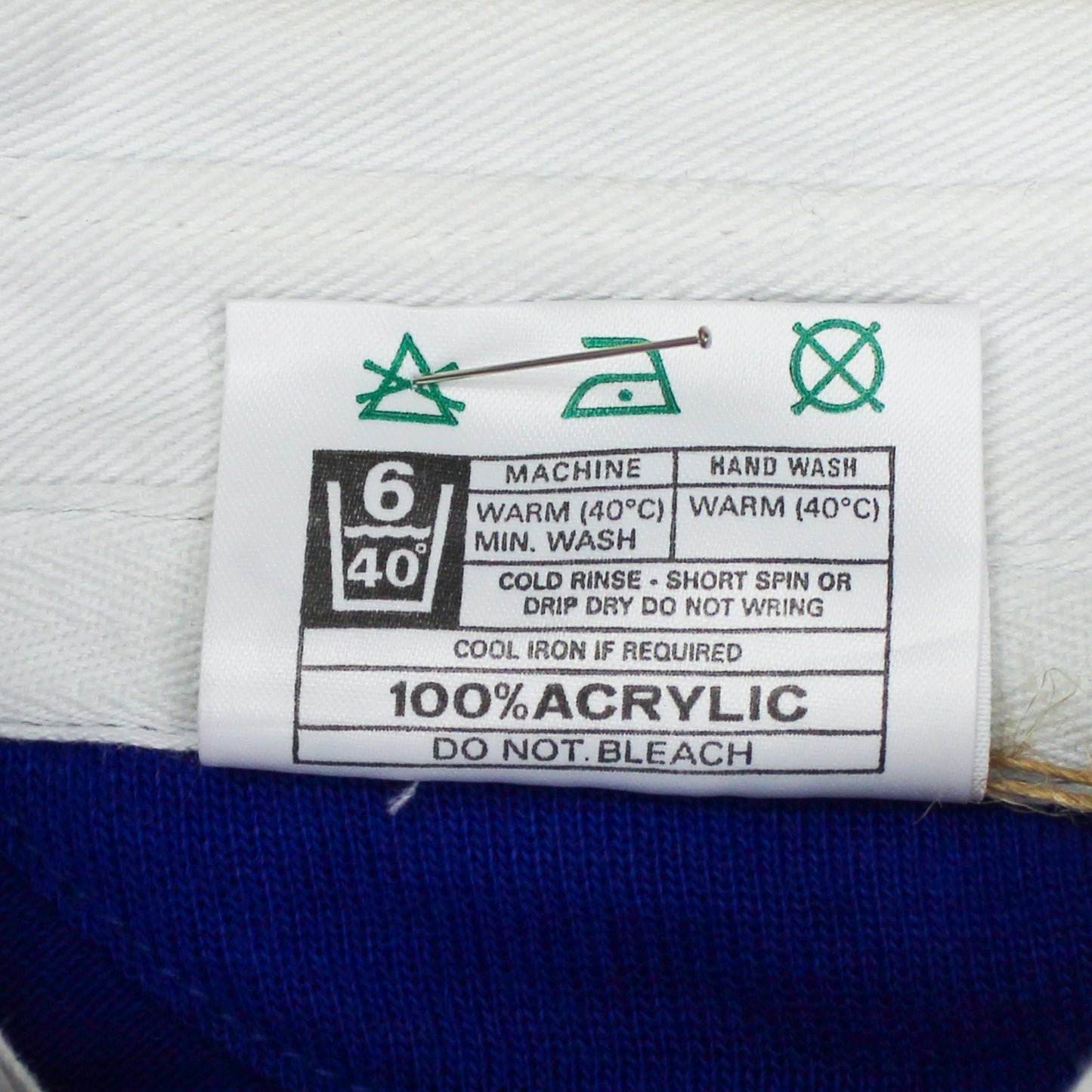 Vintage Halbro Striped Rugby Shirt