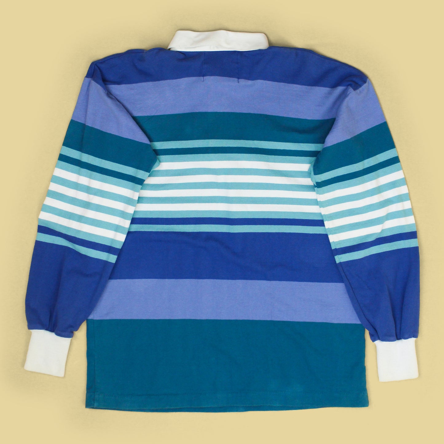 Vintage Thatcher & Cross Striped Rugby Shirt