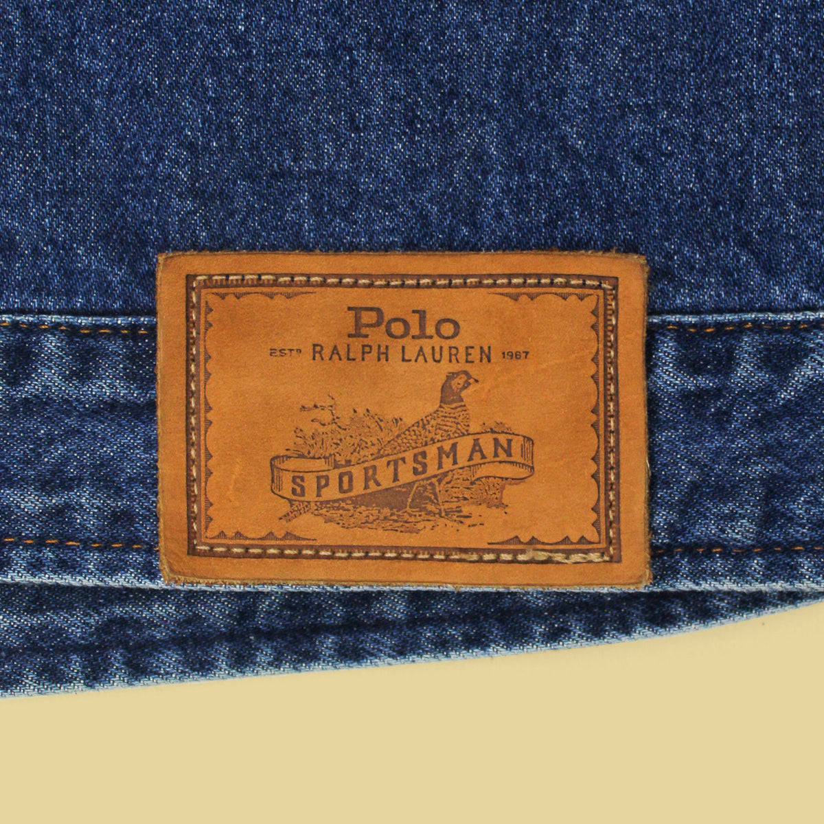 Vintage Polo Ralph Lauren Sportsman Denim Jacket