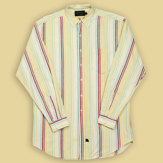 Vintage Polo Country Striped Madras Button-Up Shirt
