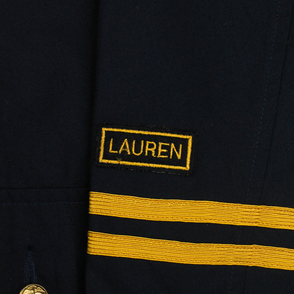 Vintage Polo Ralph Lauren Cotton Naval Uniform Jacket