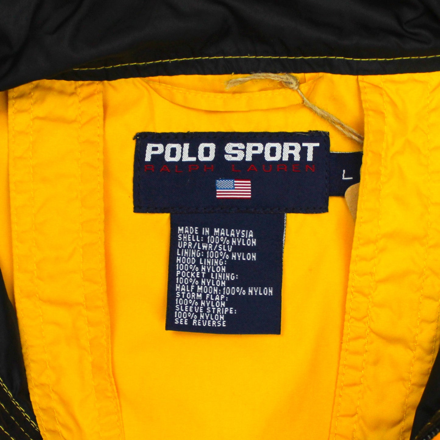 Vintage Polo Sport Hooded Windbreaker Parka