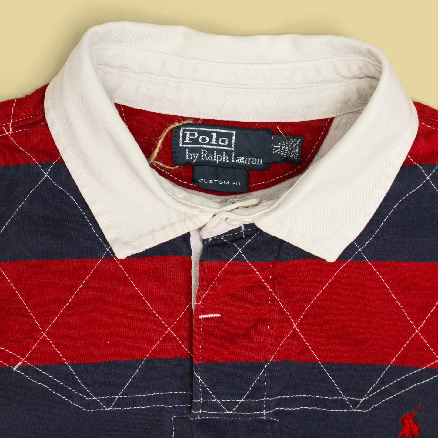 Polo Ralph Lauren Striped Quilted Rugby Shirt