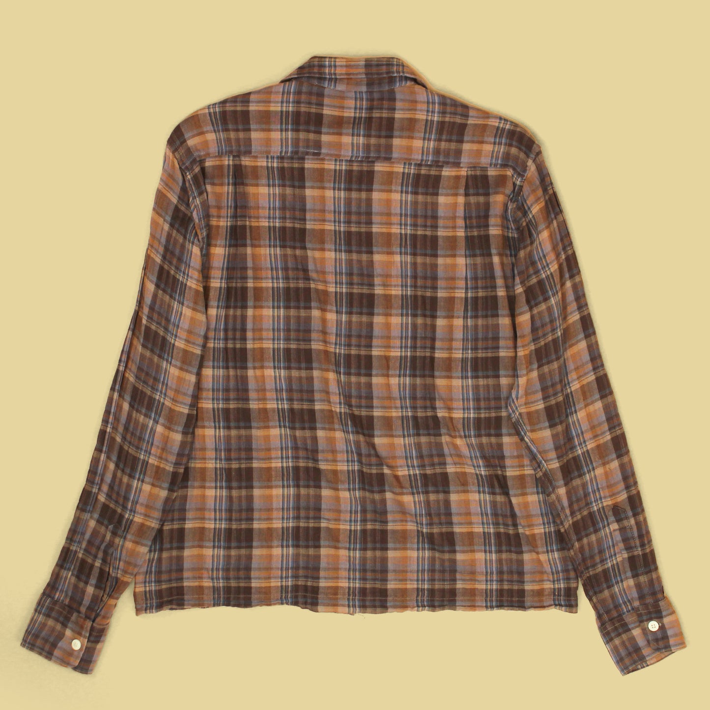 18 East Plaid Gauze Cotton Winhall Utility Shirt