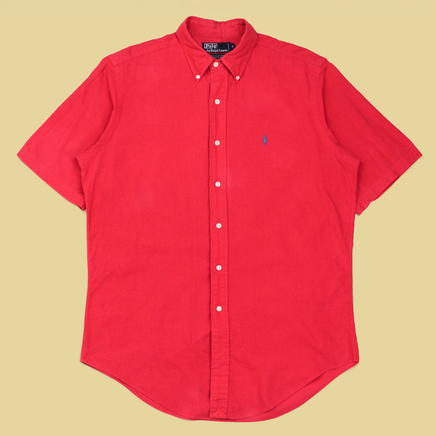Vintage Polo Ralph Lauren Flannel Short Sleeve Button Down Shirt
