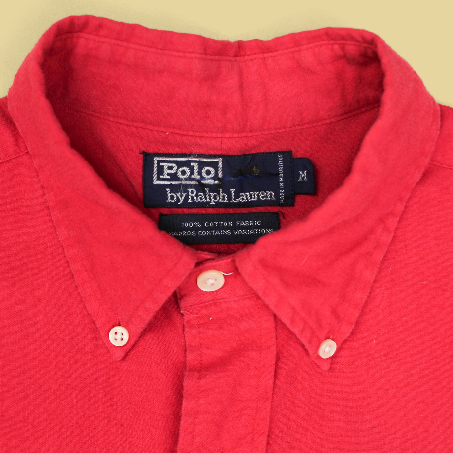 Vintage Polo Ralph Lauren Flannel Short Sleeve Button Down Shirt