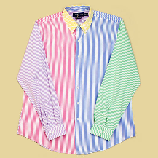 Polo Ralph Lauren Candy Stripe Button Down Fun Shirt