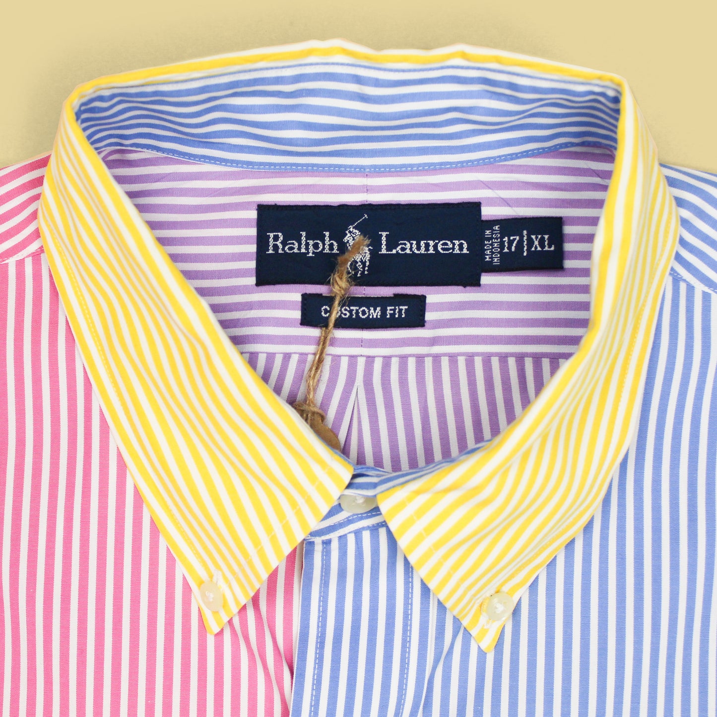 Polo Ralph Lauren Candy Stripe Button Down Fun Shirt