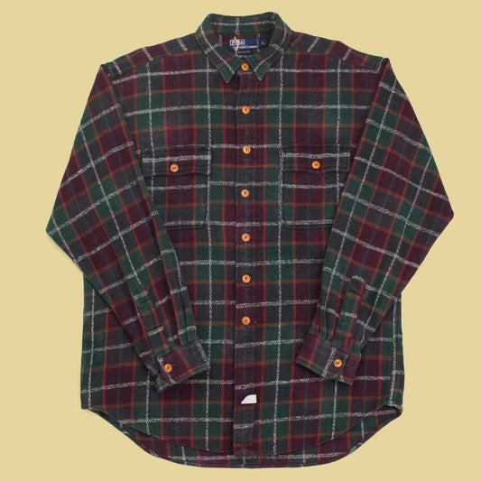 Vintage Polo Ralph Lauren Plaid Cotton Flannel Work Shirt