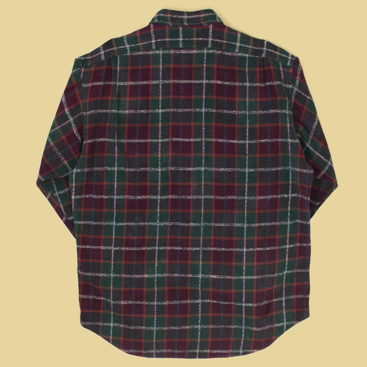 Vintage Polo Ralph Lauren Plaid Cotton Flannel Work Shirt