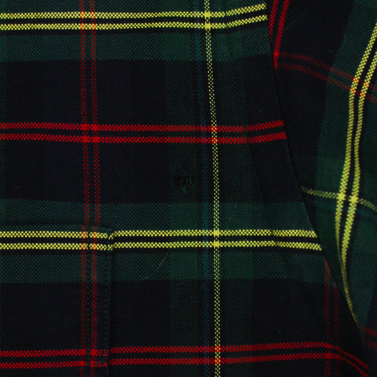 Vintage Polo Ralph Lauren Tartan Cotton Crest Embroidered Button-Down "Big Shirt"