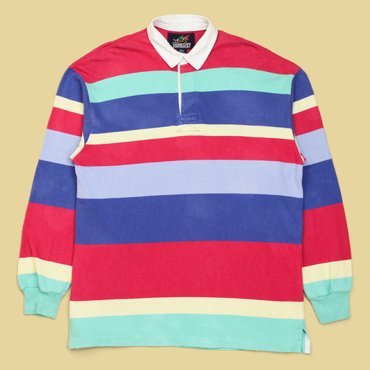Vintage Lands' End Striped Rugby Shirt