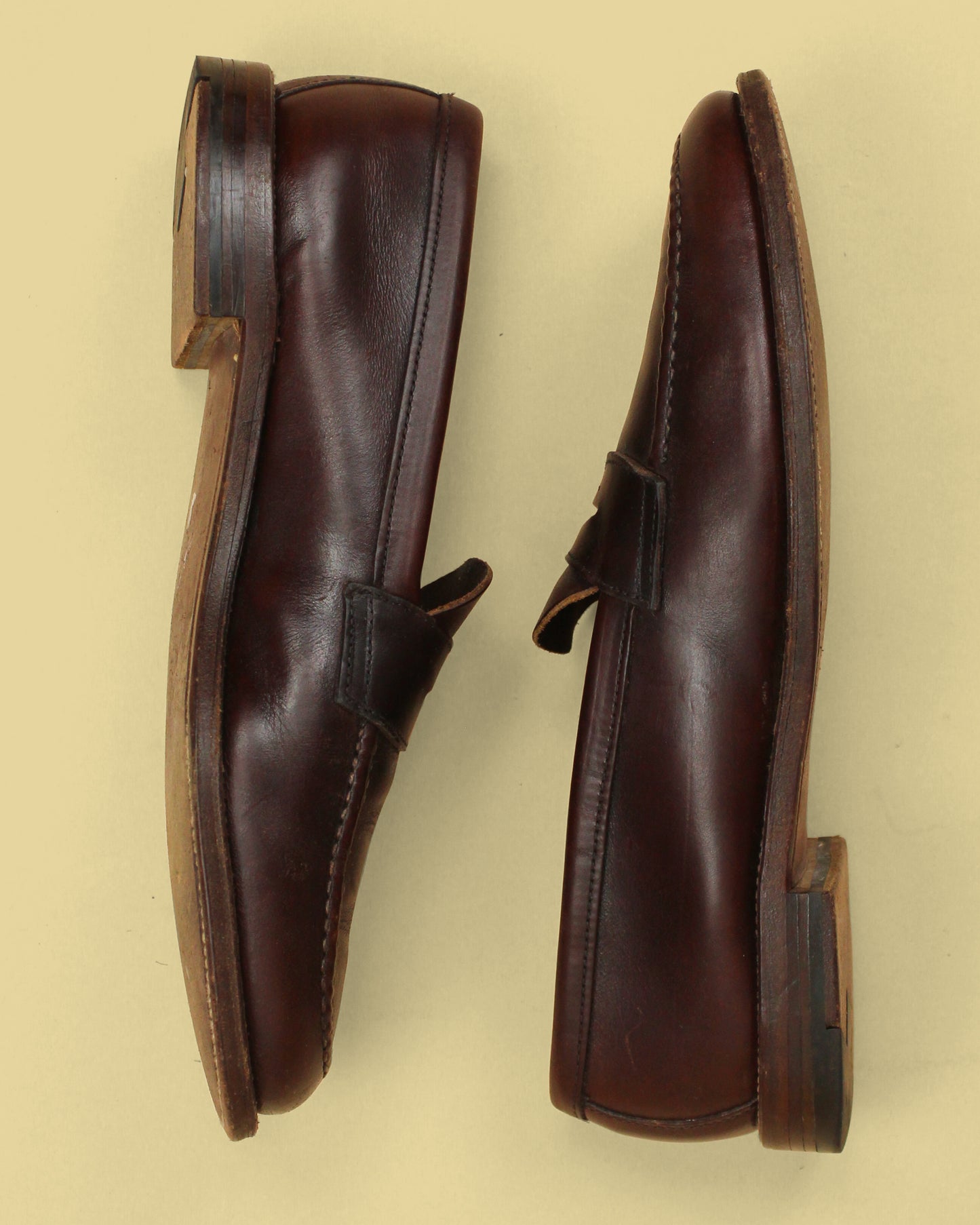 Alden Brown Chromexcel Leisure Handsewn Penny Loafers