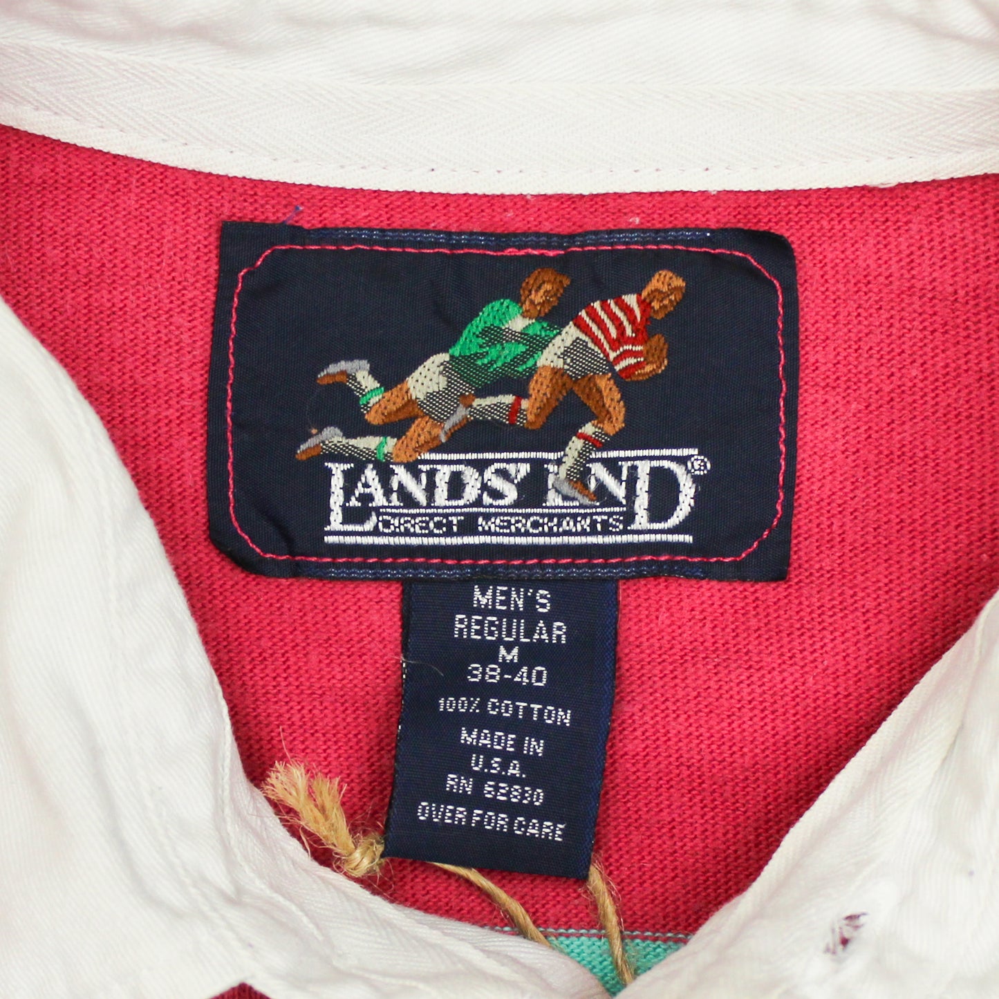 Vintage Lands' End Striped Rugby Shirt