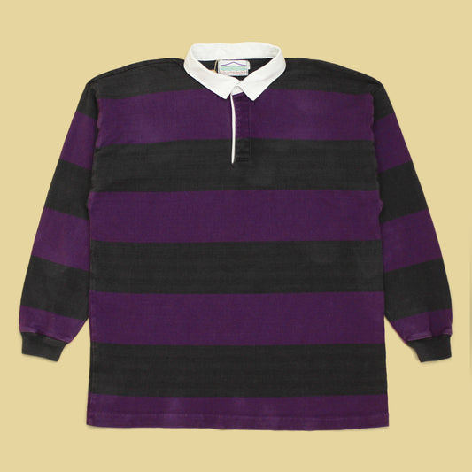 Vintage Columbiaknit Striped Rugby Shirt