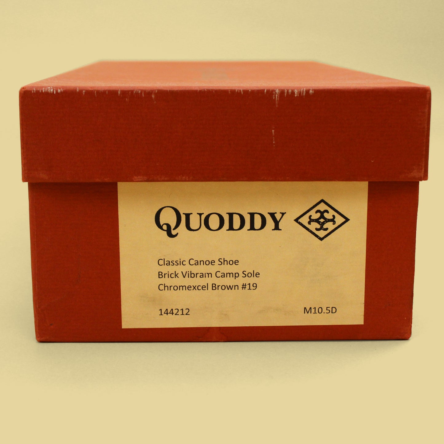 Quoddy Brown Chromexcel Brick Vibram Sole Classic Canoe Shoe Moccasins