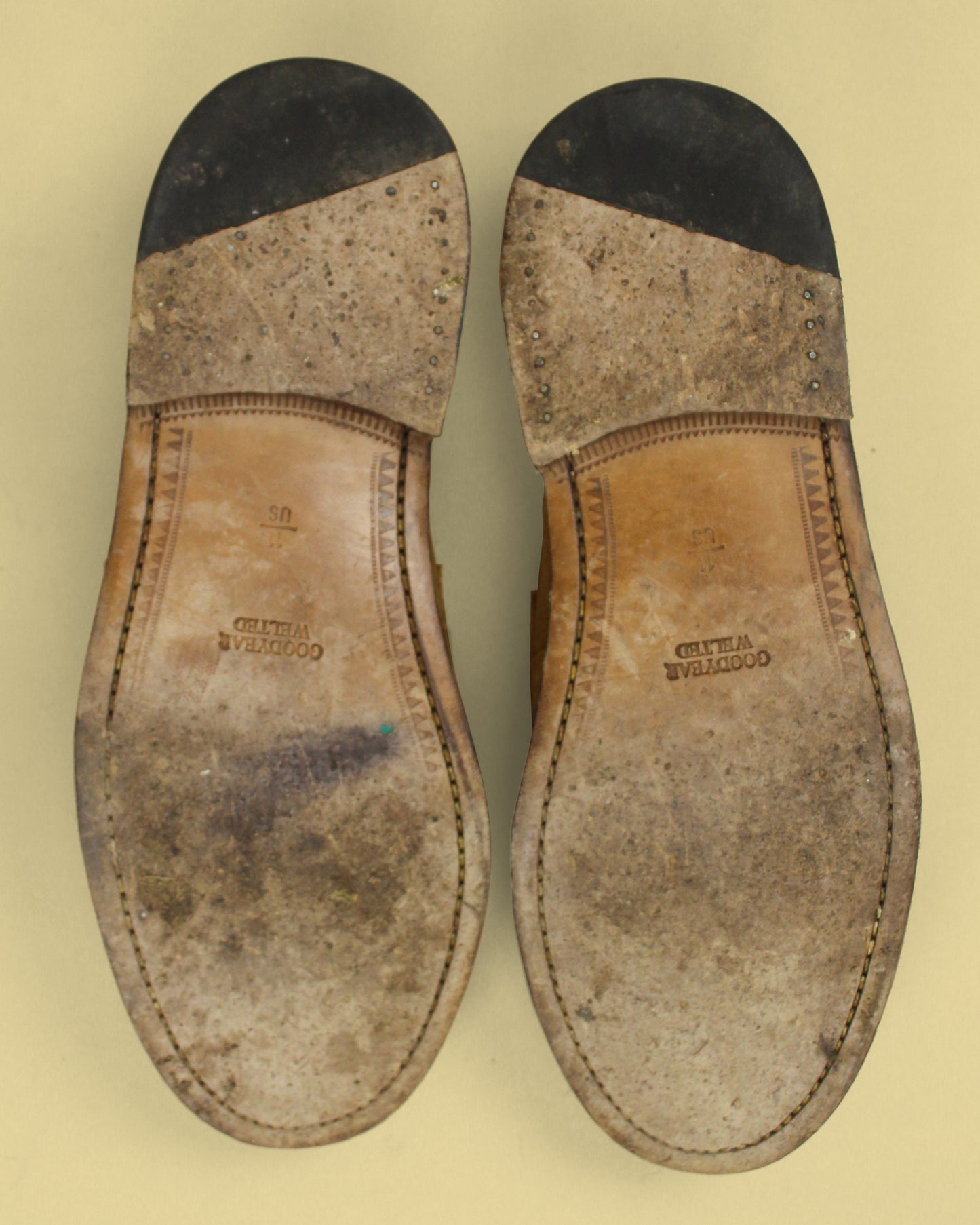 Blackstock & Weber Cinnamon Quilt Suede Ellis Penny Loafers