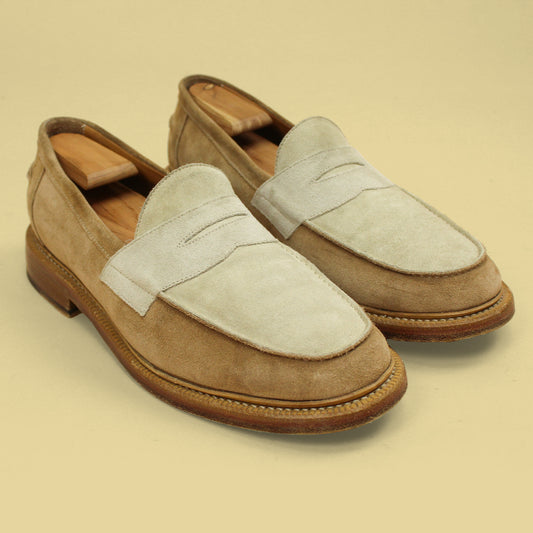 Blackstock & Weber x Kith Mismatched Suede Ellis Penny Loafers