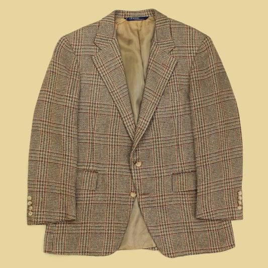 Vintage Polo Ralph Lauren Glen Plaid Tweed Sport Coat