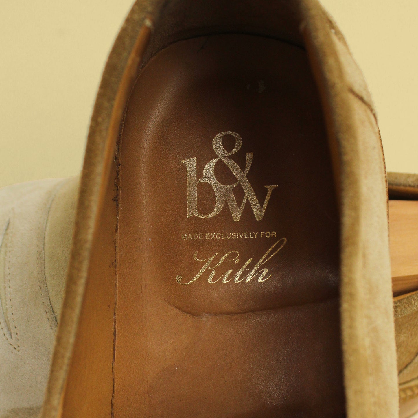 Blackstock & Weber x Kith Mismatched Suede Ellis Penny Loafers