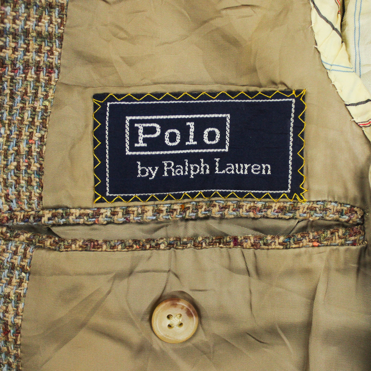Vintage Polo Ralph Lauren Glen Plaid Tweed Sport Coat