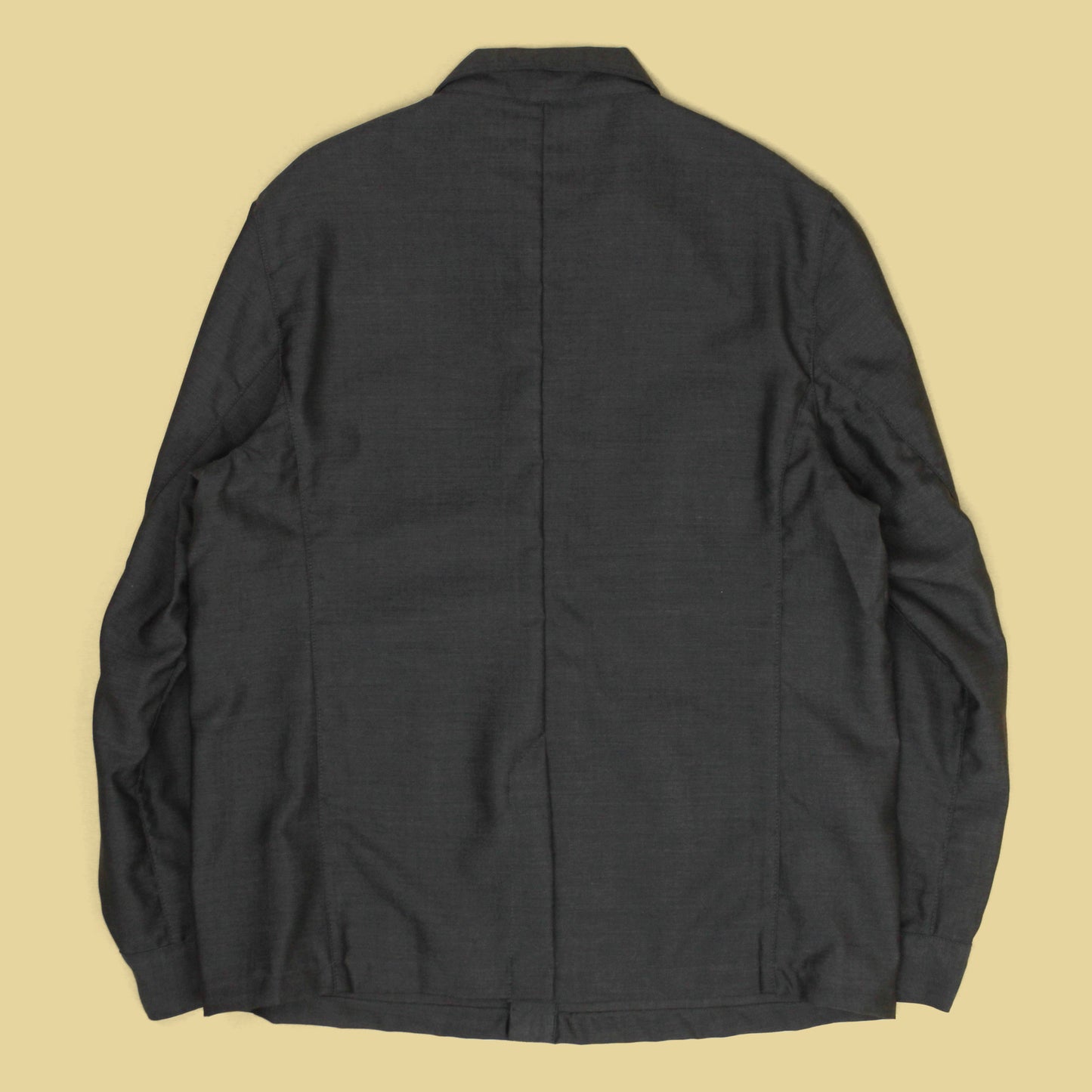 Epaulet Nailhead Tropical Wool Chore Coat