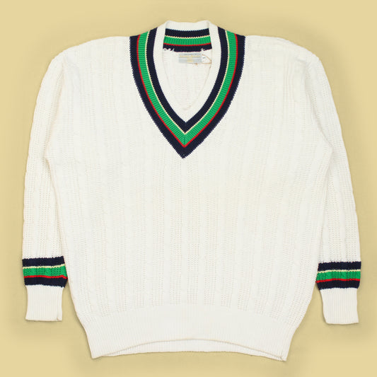 Vintage Archie Brown & Son Cotton Tennis Sweater