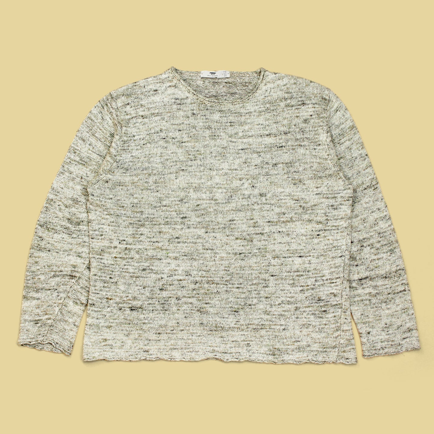 Inis Meáin Linen Roll Neck Tunic Sweater