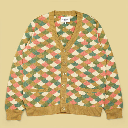 Corridor Cotton Handknit Scallop Cardigan