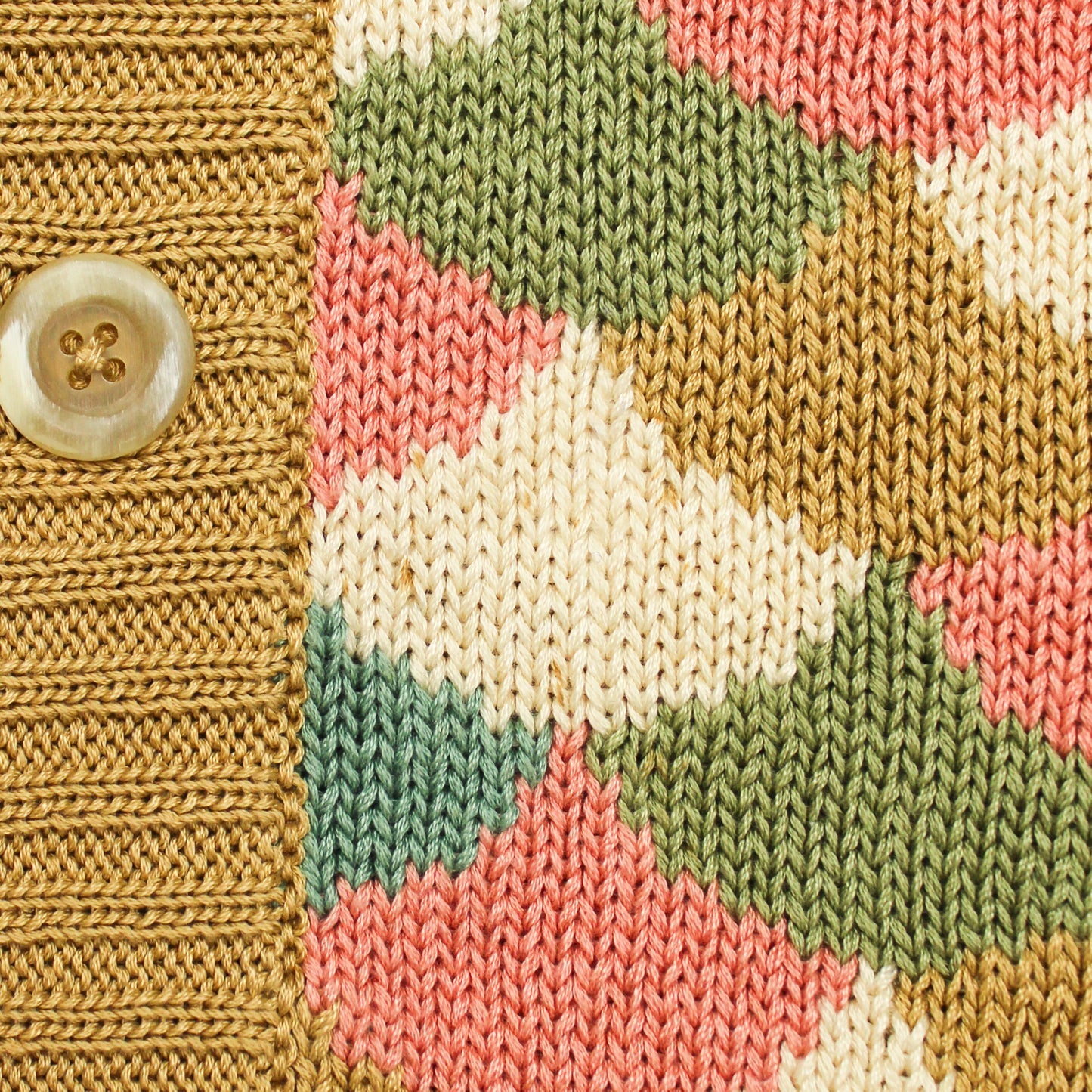 Corridor Cotton Handknit Scallop Cardigan
