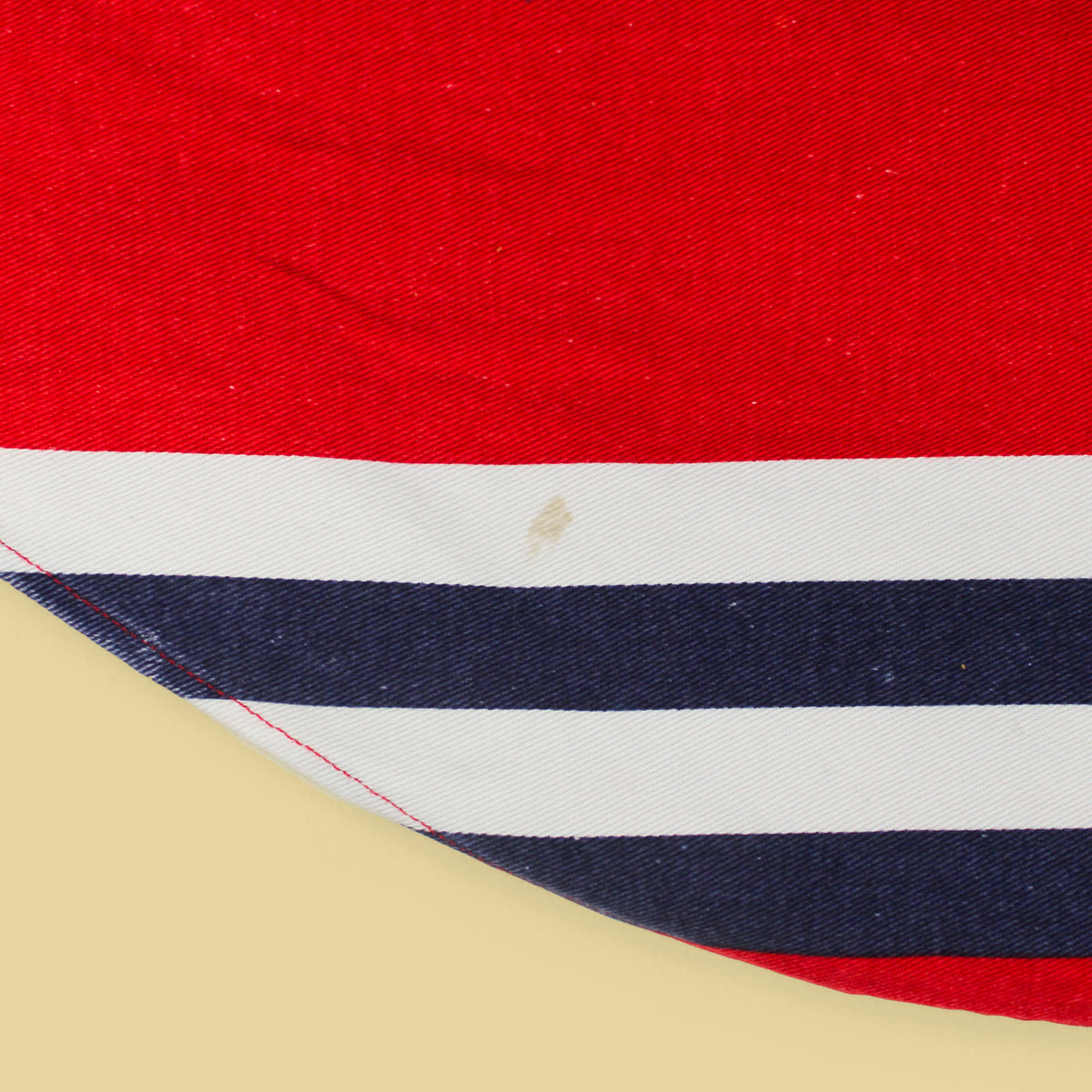 Vintage Polo Ralph Lauren Printed Stripe Twill Cotton Rugby Shirt