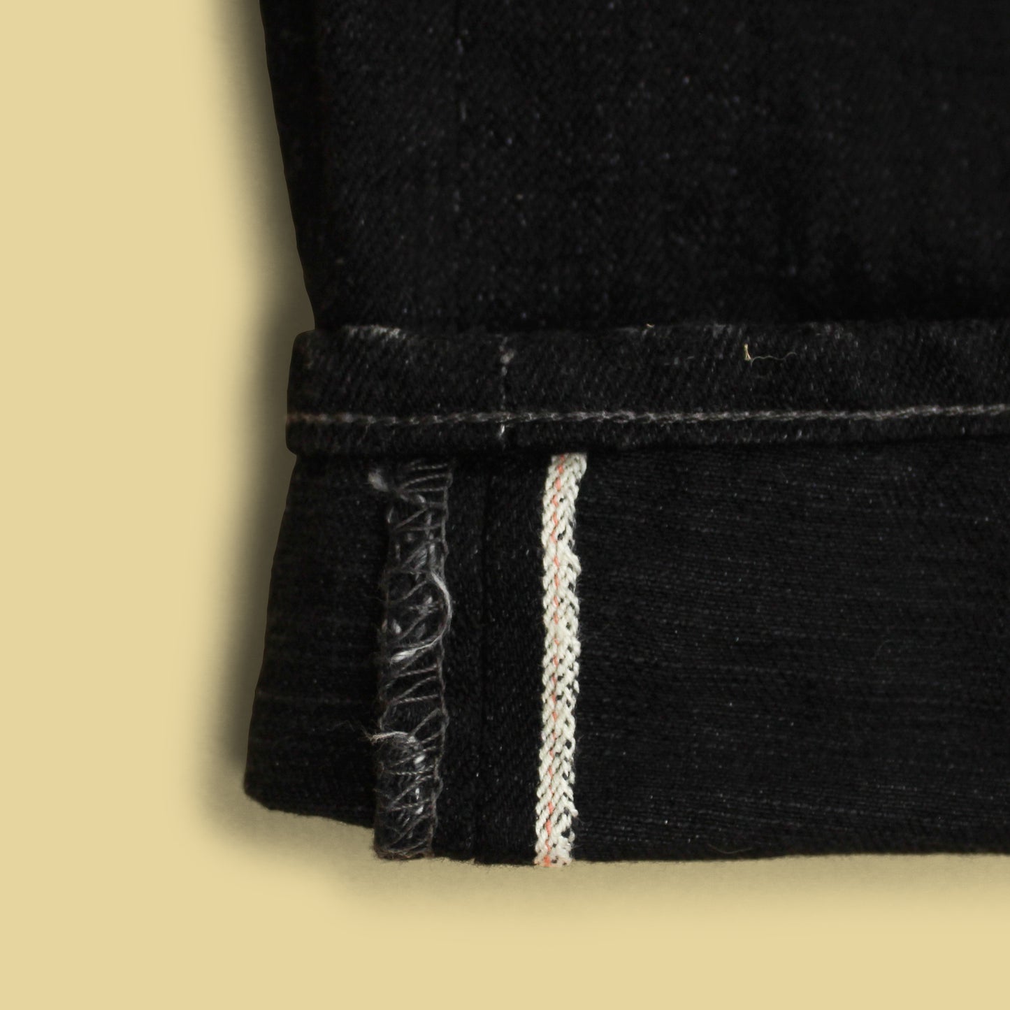 RRL Limited Edition Black Selvedge Denim High Slim Jeans
